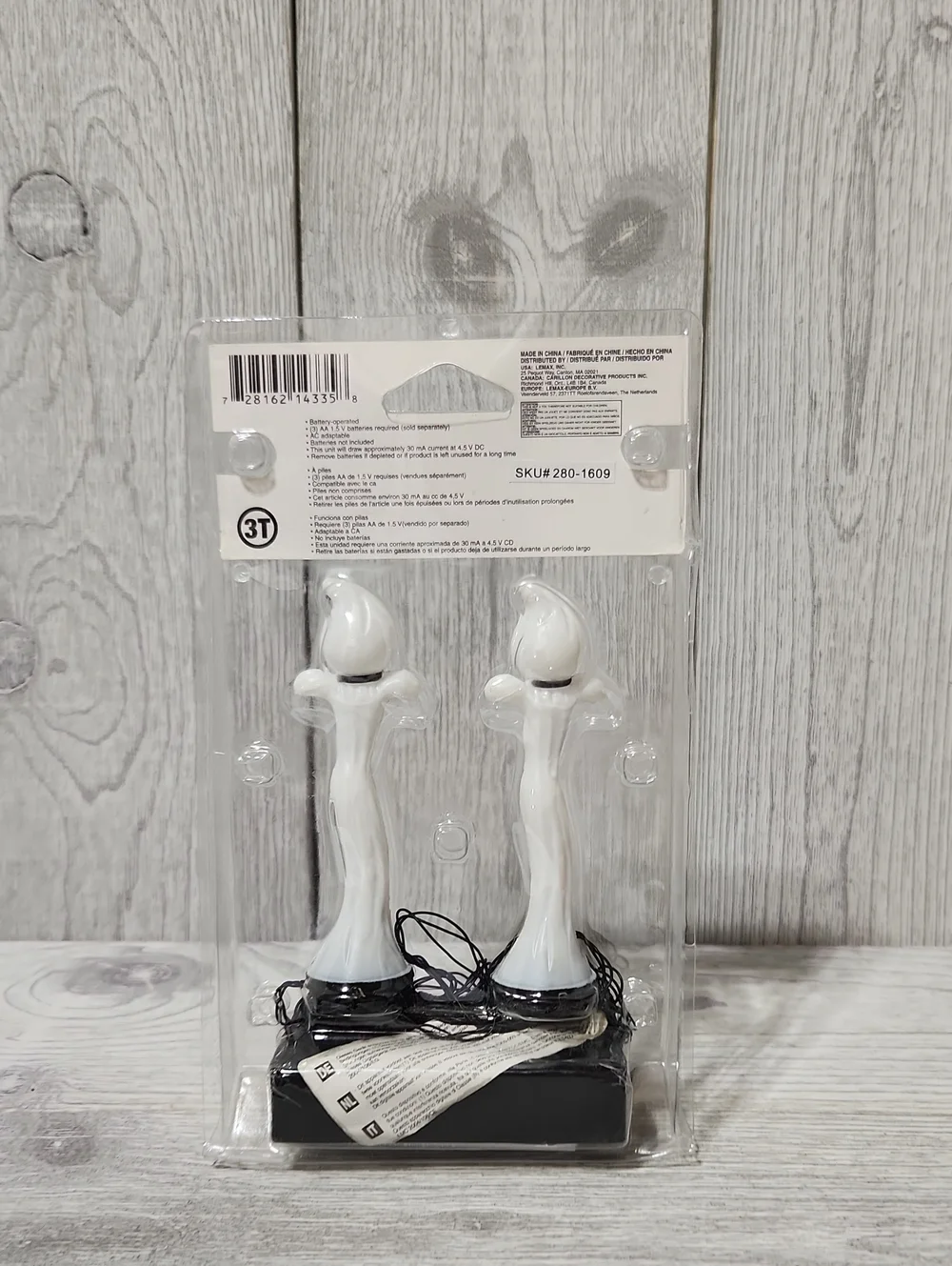 Lemax Spooky Town Halloween Ghost Lamp Posts, Set of 2 14335